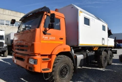 Specialized Truck with Crane for Cargo Handling, GIRD 5849BF Model