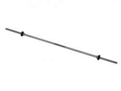 Chromed Barbell 1500 mm with 25 mm Threaded Veyder Nut, 150 kg Capacity, 6.7 kg Weight