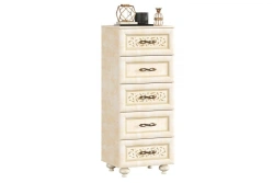 Alexandria LD 625090.000 High Chest of Drawers (Lento/Rustica Leather)