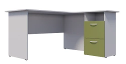 Ergonomic Writing Desk with Built-in Cabinet S.P.13.1