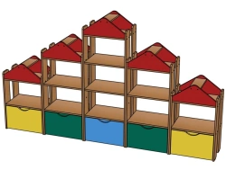 Preschool Furniture Set "Gorodok" NIM05