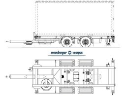 Two-Axle Container Transport Trailer ZW-224