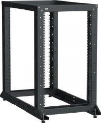 Adjustable 2-Post Rack 33U 600x600-1000mm Black LF05-33U61-2GM
