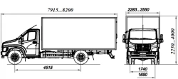 Cargo Vehicle 2250PA - GAZ C41R13 Diesel Truck