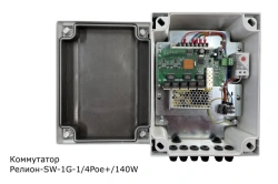 Industrial Managed Switch with PoE Support - Relion SW-1G-1/4Poe+/140W