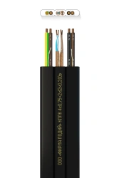 Flexible Combined Flat Elevator Cable KPCL 4x0.75+2x(2x0.25)e