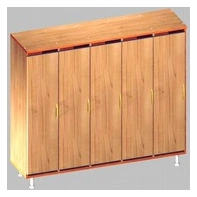 Locker Room with 1-5 Compartments Model Sh.04.08