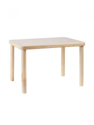 Rectangular Children's Table 520 mm Natural Wood