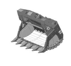 15m³ Excavator Bucket with Bottom Discharge PC-3000.FS-16-T1J1G1S1