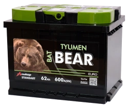 Lead-Acid Starter Battery for Internal Combustion Engines 12V Tyumen BatBEAR