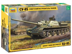 Soviet Tank Destroyer Su-85 Model Kit