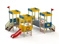 Children's Play Complex with 4 Towers - Model DIC 4.06