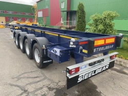 Four-Axle Container Transport Semi-Trailer Model PD-41N with BPW Axle Assembly