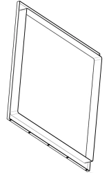 Window Opening S.15P-21.10.502 - Fiberglass Components for Tram Interiors and Exteriors
