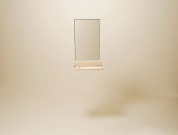 Marine Non-Metallic Washbasin Unit with Mirror and Shelf RBP-1