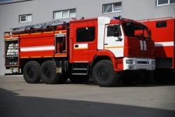 Fire Truck Tanker AC-8.0-70, Model 58815K43118, Modification 58815M (Mod. 5) on KAMAZ-43118-A5 Chassis