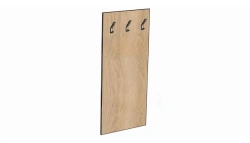 High Coat Rack Panel with Three Hooks "MNS
