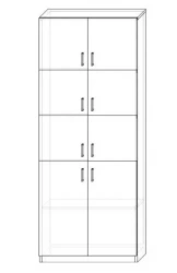 Closed Storage Shelf for Books and Documents RL 03/07