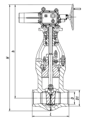 Shut-off Valve 1015-150-ED for Sealing Water and Steam Pipelines