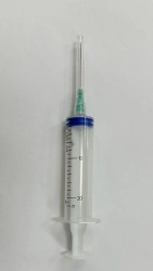 Sterile Single-Use 20ml Luer Lock Injection Syringe with Needle