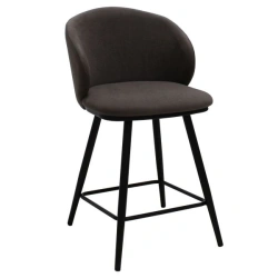 Bar Stool with Metal Frame and 180-Degree Swivel Mechanism - Kler AL Th ROT