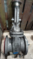 Steel Wedge Gate Valve with Extended Spindle for Drive PN 1.6 MPa DN 250
