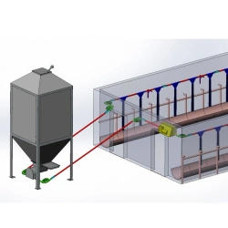 High-Performance Dry Feed Transport System 1500 kg/hr