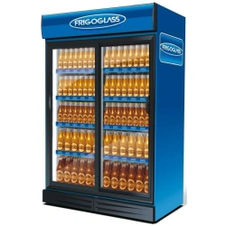 Refrigerated Showcase for Beverages and Food, Model SUPER 1300 HC