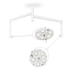 Medical LED Surgical Light with Ceiling Mount, Double Dome