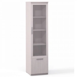 Flash F9W Wardrobe with Glass Door and Shelves