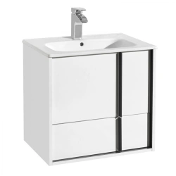 Riviera 60 Sink Cabinet White Matte 1A238801RVX201.A238.8.01R.VX2.0