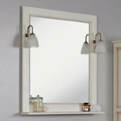 Aquaton Jerona 85 Mirror in White Gold - Model A158702GEM401.A158.7.02G.EM4.0