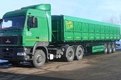 Grain Transport Semi-Trailer 8785T9 with MD.S1K2050T12KV120x16 or MD.S2K1850T12KV120x16 Axles