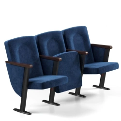 Comfortable Theatre Chair with Metal Frame for Auditoriums Solo Model