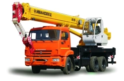 Mobile Crane KS-45717K-1R for Construction and Loading Tasks