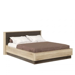 Bruna LD 631300.000 M Bed 1600 (Light/Dark Sonoma Oak)