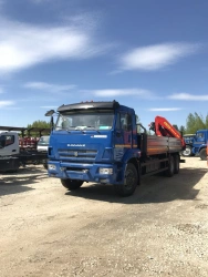 Multi-functional Truck with Hydraulic Crane MKMA on KAMAZ 43118 Base 41K35N-UN