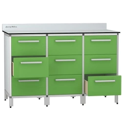 Medical Storage Cabinet for Pharmaceuticals Model DM-1-109-10.K2.F1