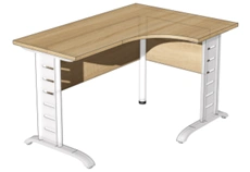 Magna L-Shaped Desk with Support, Art. MSU 12