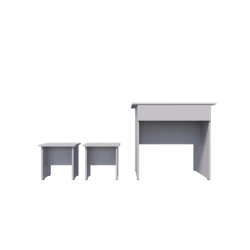 Wooden Chess Table Set with Stools S.P.17