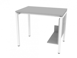 Computer Work Desk with P-Shape Support 900x600x750mm