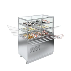 Cold Snack Display Counter PVC Model
