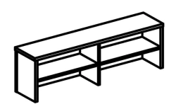 Desk Shelf 6015 Rhythm Series