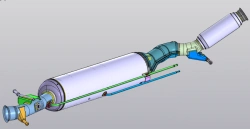 Exhaust Gas System 11.26.020.306.000 (Compatible with 11.26.512.500.000)