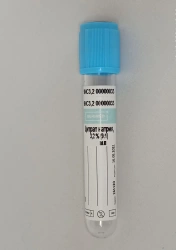BERIMED Vacuum Blood Collection Tube with Sodium Citrate 3.6ml