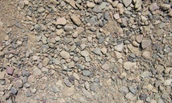 Ready-Mixed Gravel and Sand Blend for Road Construction, Grain Size 0-80 mm C4