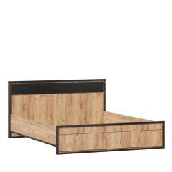 Techno LD.678140.000 1600 Bed (Golden Oak/Black)