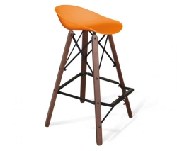 Sheffilton SHT-ST19/S80 Bar Stool with Metal and Wood Design