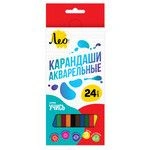 Leo "Learn" Watercolor Pencils Set LNSWP-24 - 24 Colors