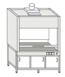 Fume Hood with Built-In Cabinets for Acids SHV-3(U)
